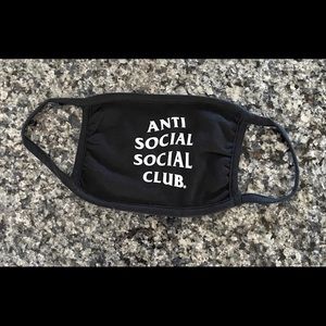 Anti Social Social Club Logo Face Mask - One Size